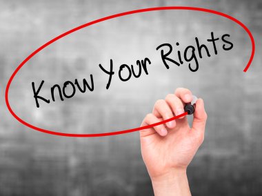 Adam el biliyorum Sayın hakları ile siyah kalemi görsel sc yazma.