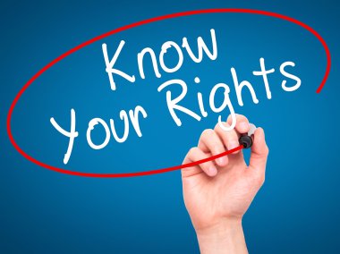 Adam el biliyorum Sayın hakları ile siyah kalemi görsel sc yazma.