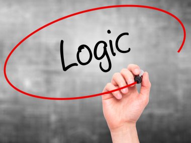 Adam el mantığı ile siyah kalemi görsel ekranda yazma.