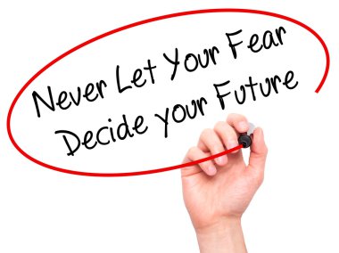 Adam el aile içi şiddet durdurmak ile siyah kalemi VI üzerinde yazma.