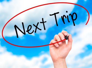 Adam el en yakın çelme takmak ile siyah kalemi görsel ekranda yazma.