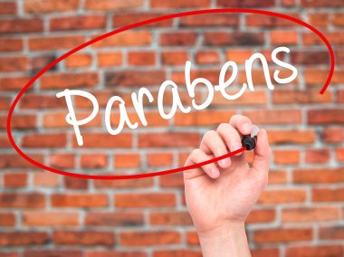 Adam el Parabens (Portekizce kutlu olsun) bl ile yazma