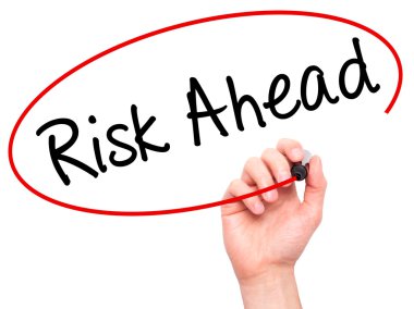 Adam el risk devam görsel ekranda siyah kalemi ile yazma