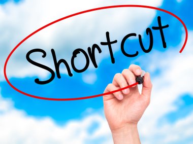 Adam el kısayol ile siyah kalemi görsel ekranda yazma.