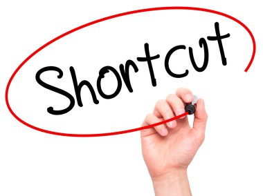 Adam el kısayol ile siyah kalemi görsel ekranda yazma.