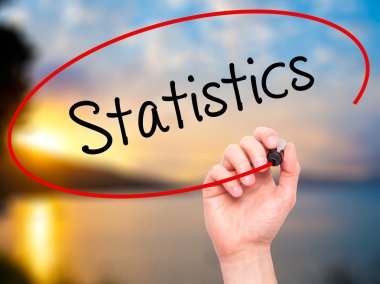Adam el istatistikleri ile siyah kalemi görsel ekranda yazma.