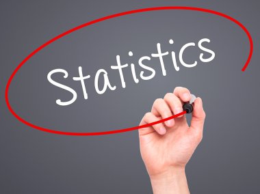 Adam el istatistikleri ile siyah kalemi görsel ekranda yazma.