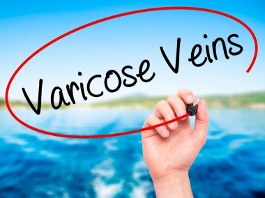 Adam el varis ile siyah kalemi görsel scre yazma.