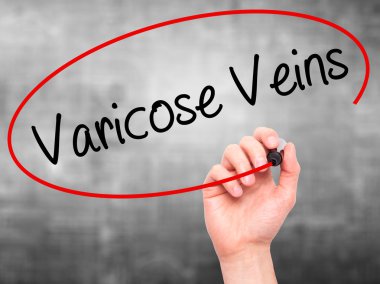 Adam el varis ile siyah kalemi görsel scre yazma.