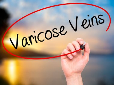 Adam el varis ile siyah kalemi görsel scre yazma.