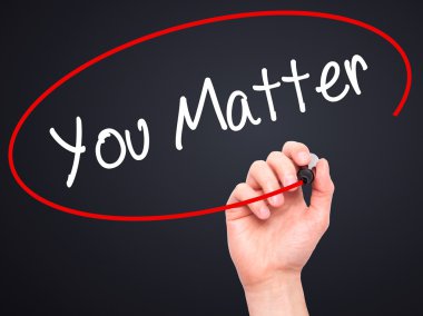 Görsel ekran siyah kalemi ile önemli el yazma dostum