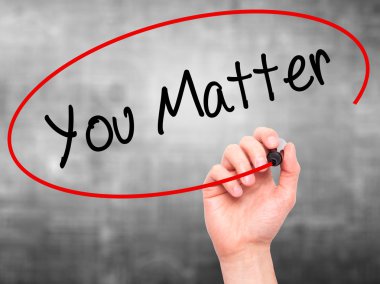 Görsel ekran siyah kalemi ile önemli el yazma dostum