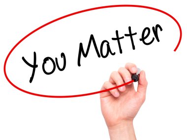 Görsel ekran siyah kalemi ile önemli el yazma dostum