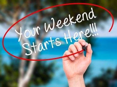 Adam el yazma Your hafta sonu burada başlar! siyah kalemi o ile