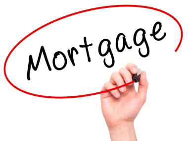 Adam el ipotek ile siyah kalemi görsel ekranda yazma.