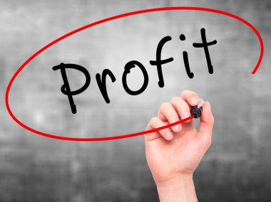 Adam el kar ile siyah kalemi görsel ekranda yazma.