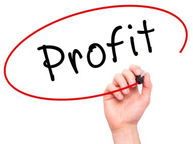 Adam el kar ile siyah kalemi görsel ekranda yazma.