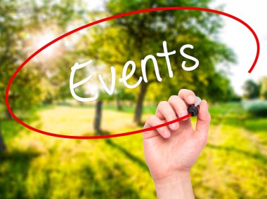 Adam el olaylarını siyah kalemi ile görsel ekranda yazma.