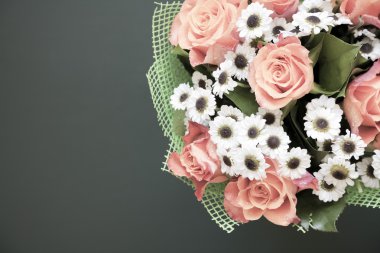 Vintage tarzı güzel çiçekler