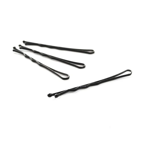 Bobby pin, aislado sobre fondo blanco — Foto de Stock