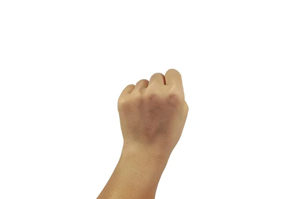 ハンマーのようなパーム拳の分離 — ストック写真