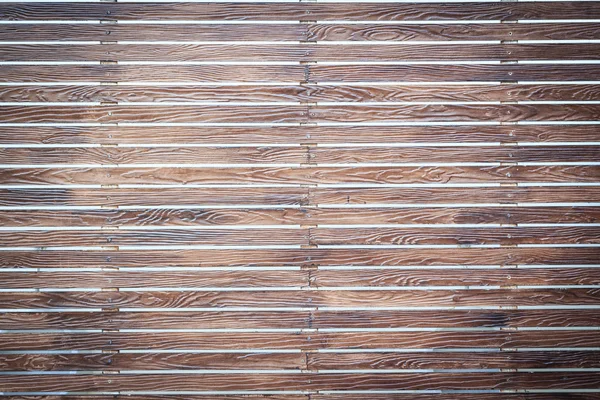 New wooden planks fence palisade — Stock Photo, Image