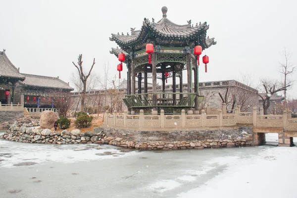 Çin eski stil pavilion — Stok fotoğraf
