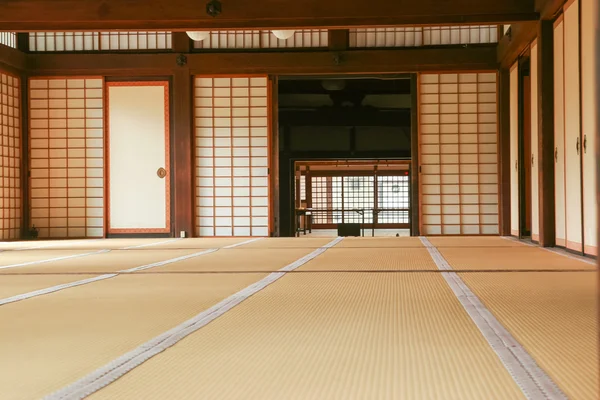 Interior space of a Japanese traditional house Royalty Free Stock Images