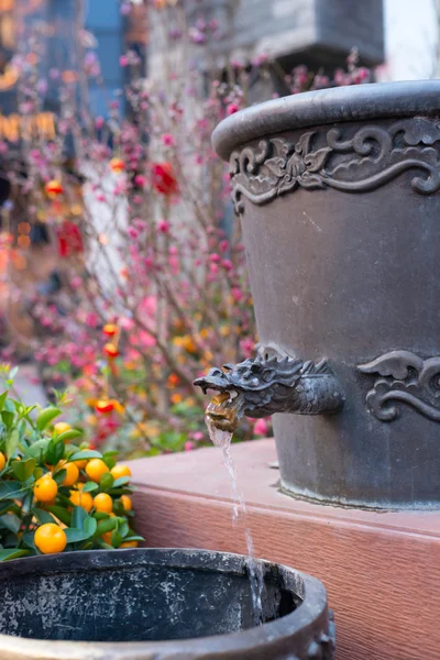 Китайские традиционные водяные часы — стоковое фото