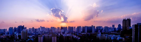 Guangzhou twilight panorama image — Stock Photo, Image