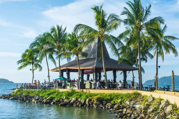 Die Bungalow-Bar am Meer — Stockfoto