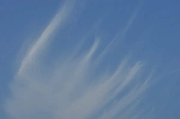 Gökyüzü. Şafak, gün doğumu. Çayır üzerindeki bulutlar. — Stok fotoğraf
