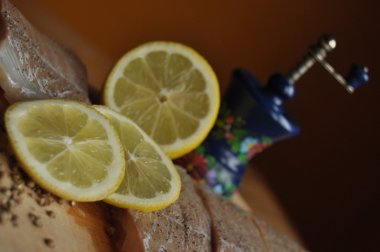 Balık fileto. Yemek, ana yemek. Açlık gıda baharat