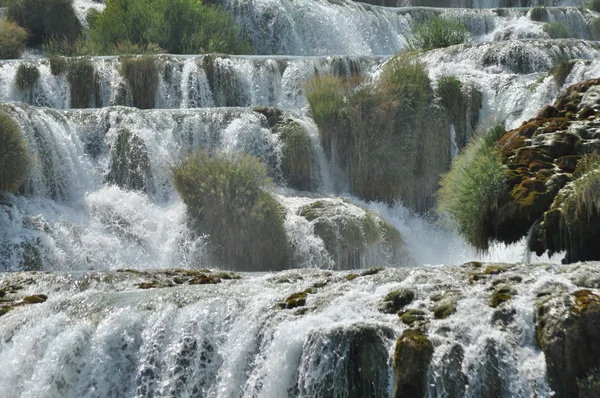 Водоспади в Національний парк Крка в Хорватії. Міцність і мальовничі чудо природи — стокове фото