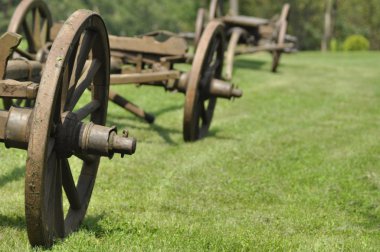 Ahşap tekerlekli araba. Müzesi, yenilenmiş anıt. Waggon sürüş