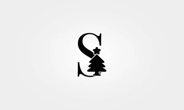 Γράμματα Χριστουγεννιάτικων Δένδρων — Διανυσματικό Αρχείο