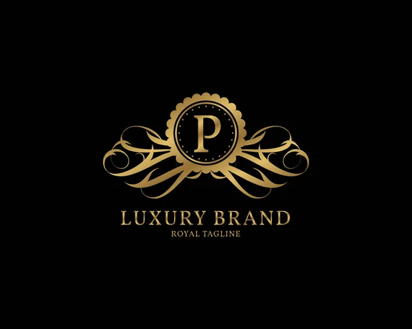 Letter Luxury Vintage Logo — Stock Vector