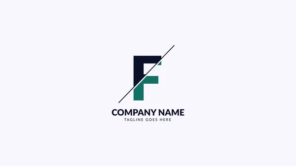 Letra Rodajas Diseño Vectores Logotipo Corporativo Financiero Profesional — Vector de stock