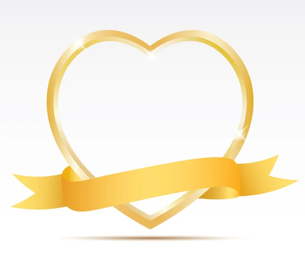 Boş altın çerçeve