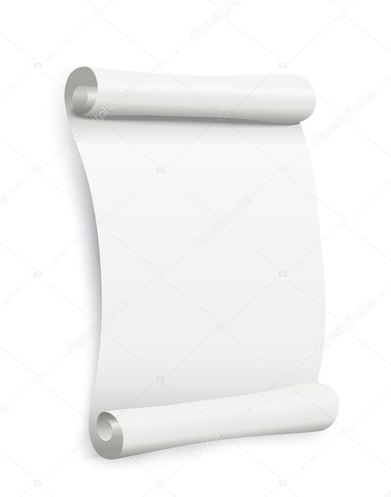 Scroll paper Stock Vector by ©Pazhyna 32340865