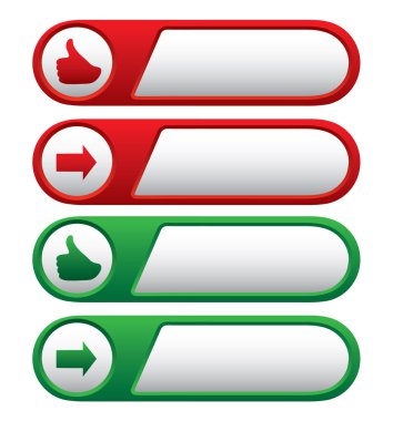 Kırmızı ve yeşil çubuklar