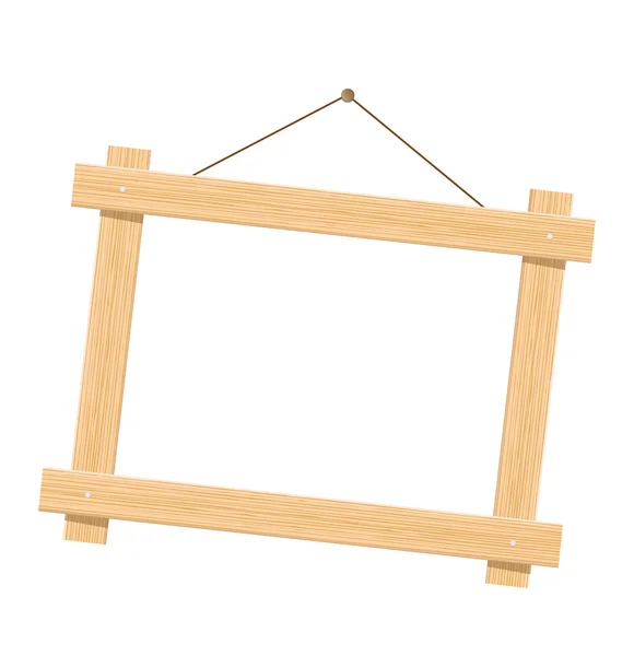 basit ahşap çerçeve