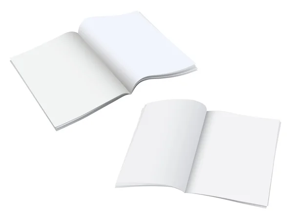 Libretas en blanco conjunto — Vector de stock