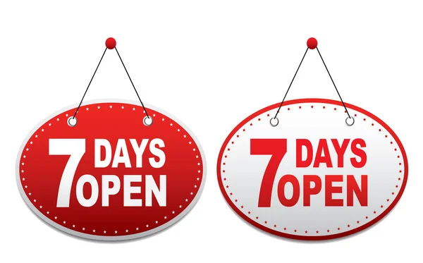 7 gün açık işaretler