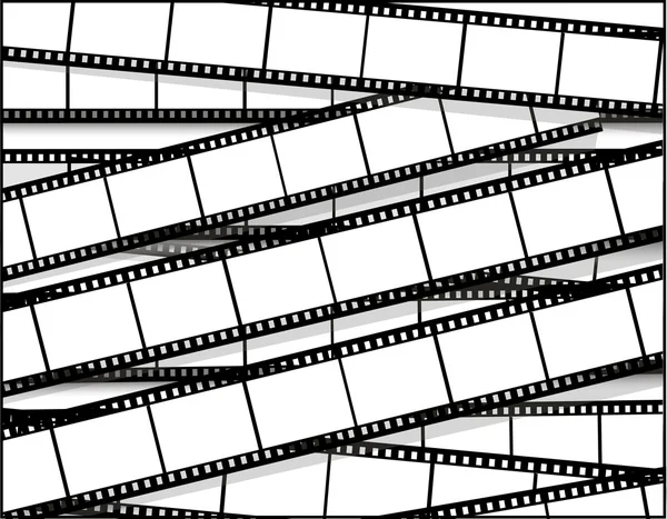 Videotapes or films background — Stock Vector