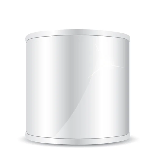 Metal tin can — Stock Illustration Metal tin can Stock Illustration