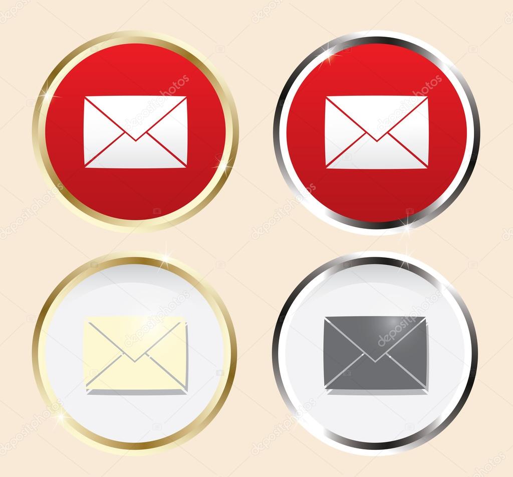 Mail icons set