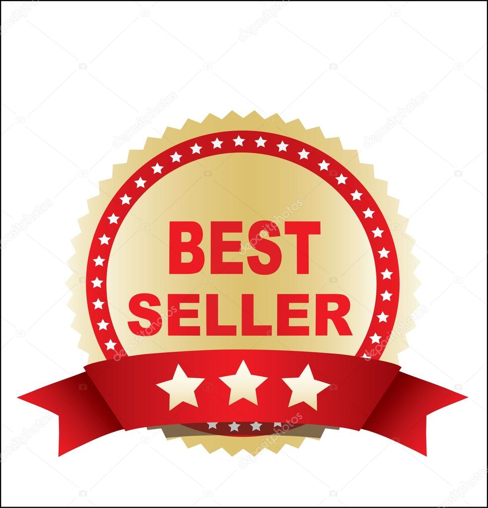 Bestseller Label with ribbon