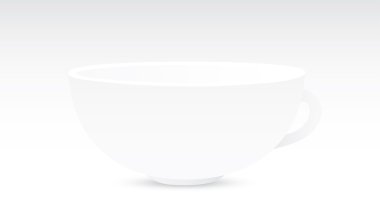 Beyaz çay fincanı