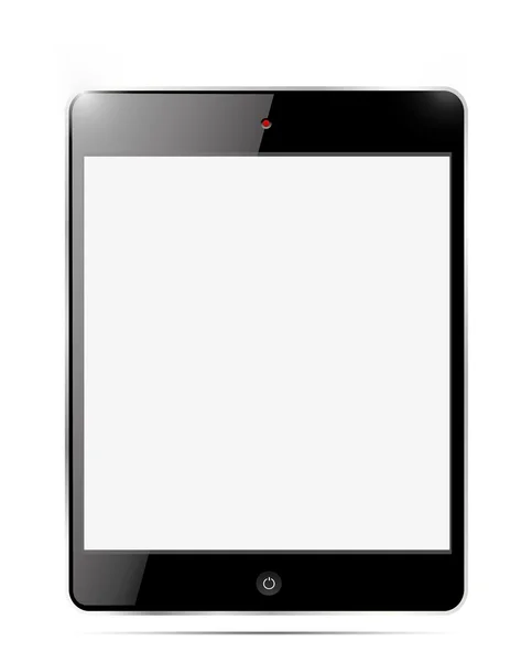 Tablet-PC mit leerem Bildschirm — Stockvektor